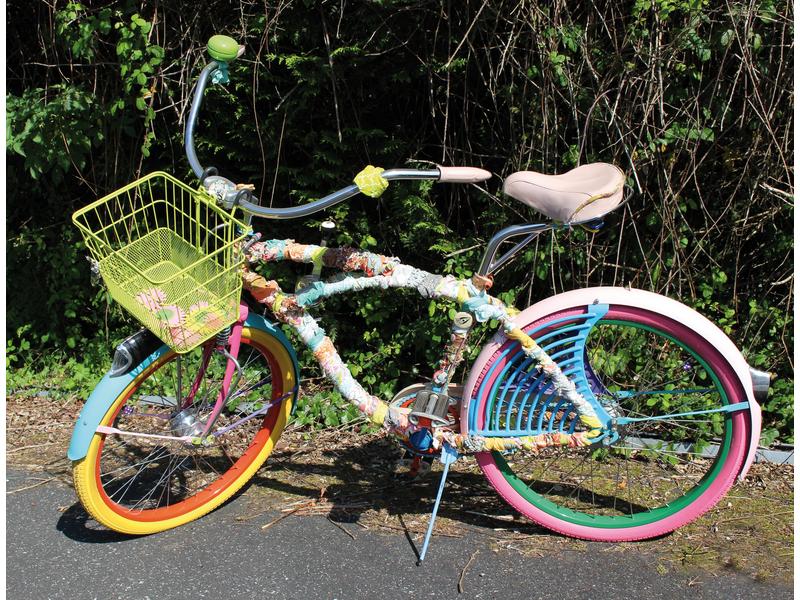*VELO profilé et customisé avec tissus de...