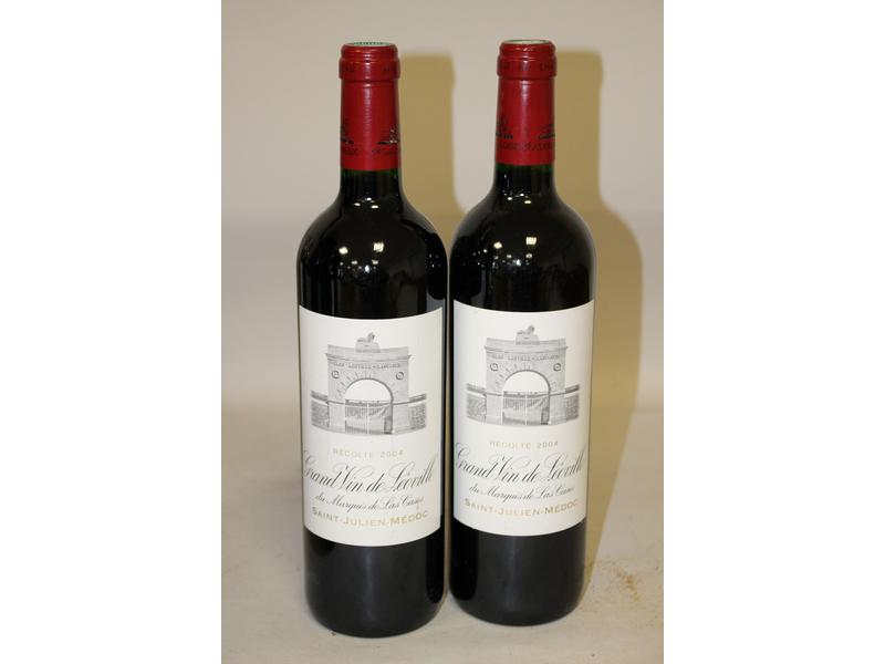 2 blles CH. LEOVILLE LAS CASES, Saint-Julien,...