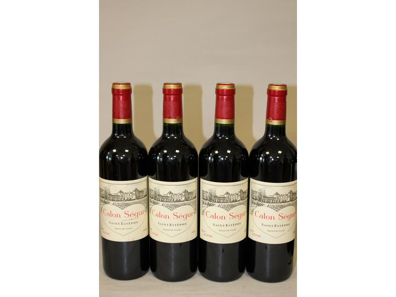 4 blles CH. CALON SEGUR, Saint-Estephe, GCC,...
