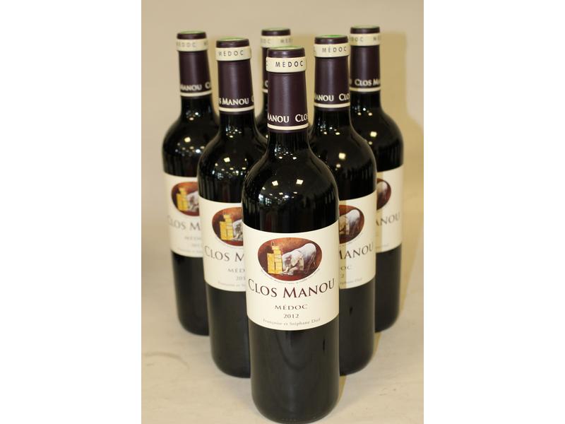 6  Blles CLOS MANOU, Medoc, 2012