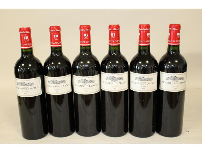 6 blles CH. MOULIN HAUT LAROQUE, Fronsac:...