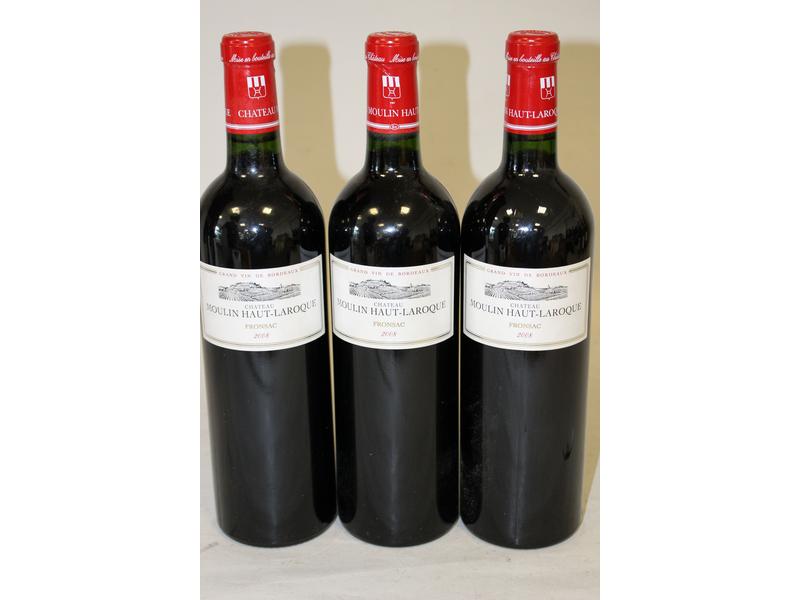 3 blles CH. MOULIN HAUT LAROQUE, Fronsac,...