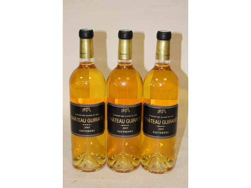 3 blles CH. GUIRAUD, Sauternes, 1er GCC,...