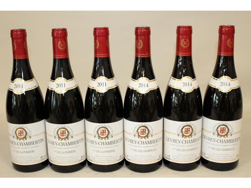 Lot de 6 blles mise Harmand-Joffroy comp...