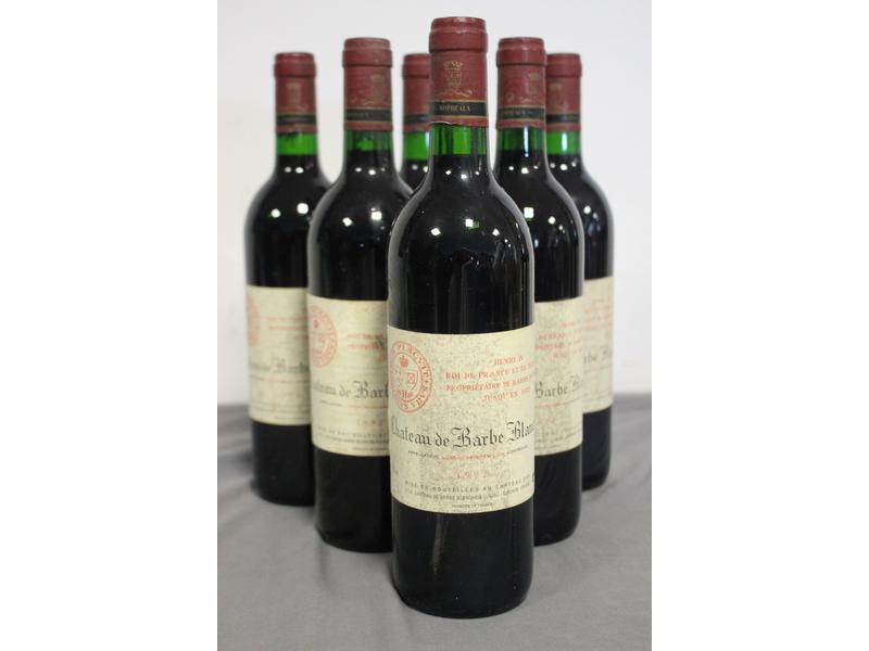 6 Blles CH. DE BARBE BLANCHE Lussac St Emilion...