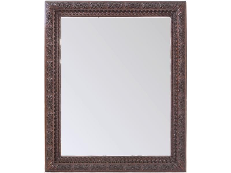 MIROIR rectangulaire dans un cadre en bois...