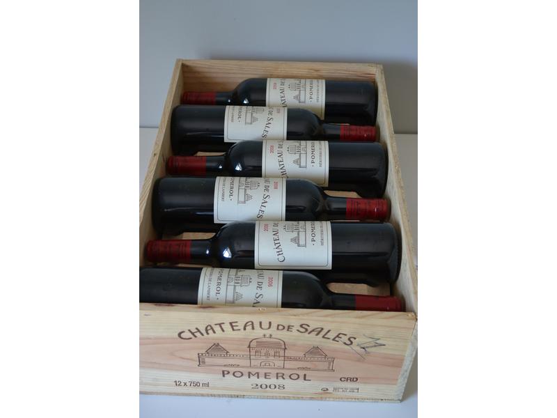 *12 Blles	CH. DE SALES	Pomerol