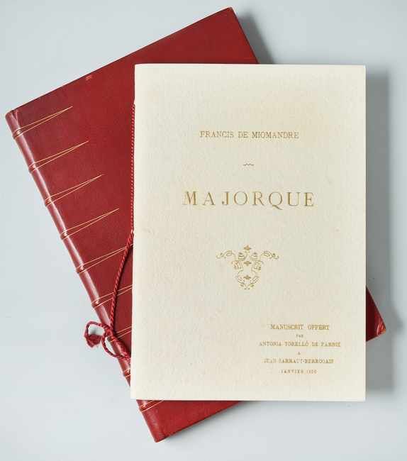 MIOMANDRE (Francis de): Majorque.