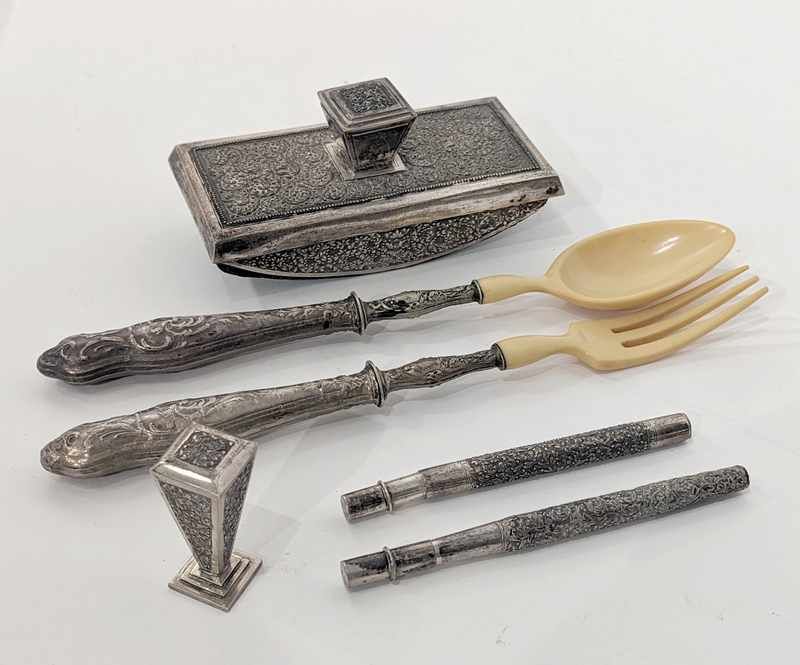 PETIT ENSEMBLE en argent (925) et argent...
