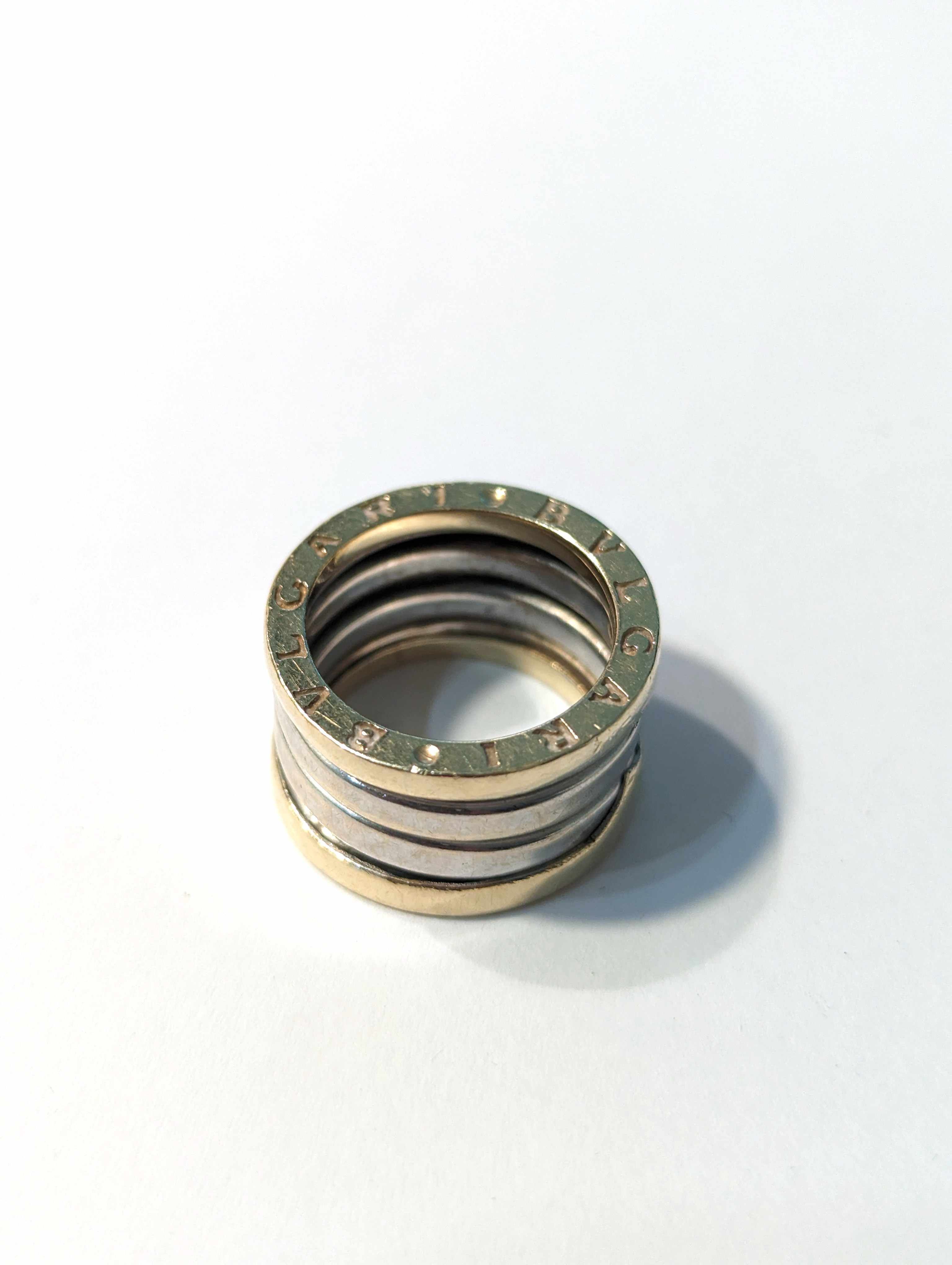 BULGARI BAGUE ANNEAU modèle "B ZERO 1" en...