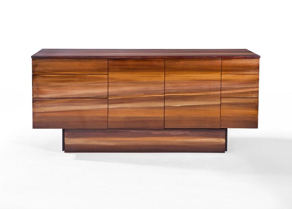 ENFILADE rectangulaire en bois de placage...