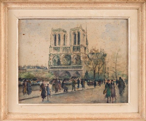 Attribué à L. PARISOT PELETIER (Début du...