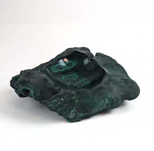 GANGUE en malachite brute transformée en...