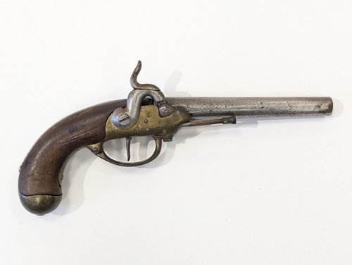 Pistolet modèle 1777 à silex transformé à...