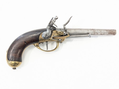 Pistolet d’arçon modèle 1777 à silex.