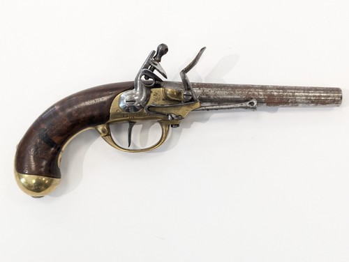 Pistolet d’arçon modèle 1777 à silex, du...
