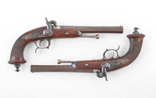 Paire de pistolets à percussion modèle 1833...