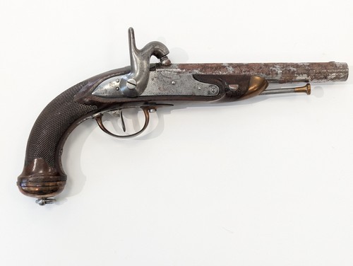 Pistolet d’officier modèle 1816, à silex...