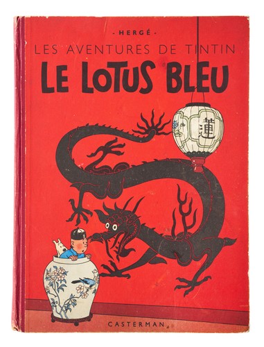 HERGÉ. Les aventures de Tintin - Le Lotus...