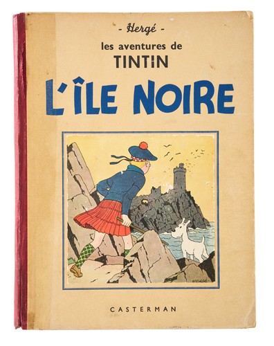 HERGÉ. Les aventures de Tintin - L'île noire....