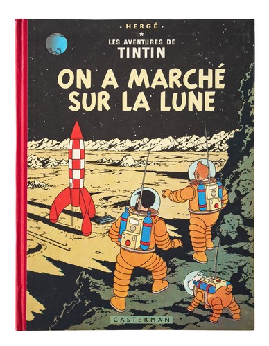 HERGÉ. Les aventures de Tintin - On a marché...