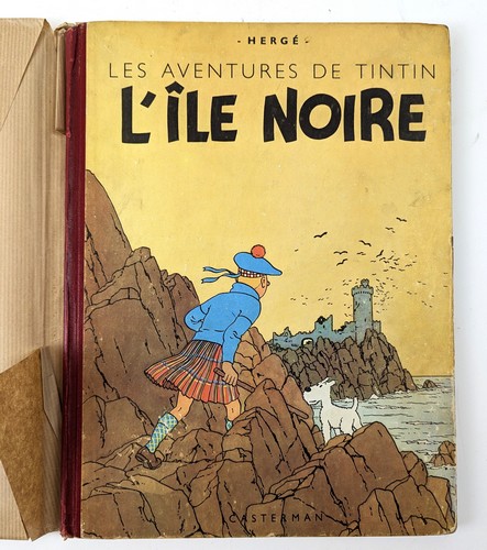 HERGÉ. Les aventures de Tintin - L'île noire....
