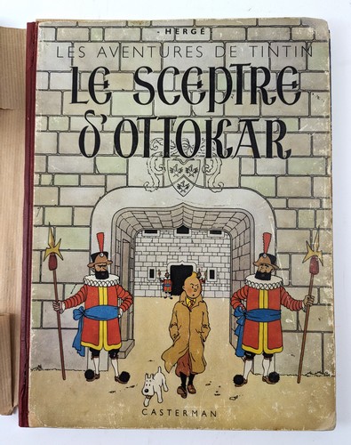 HERGÉ. Les aventures de Tintin - Le sceptre...
