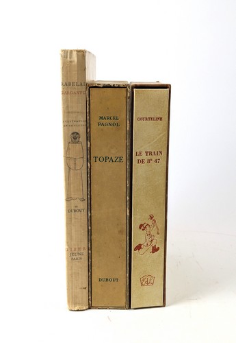 DUBOUT (Albert). Ensemble de 3 volumes illustrés...