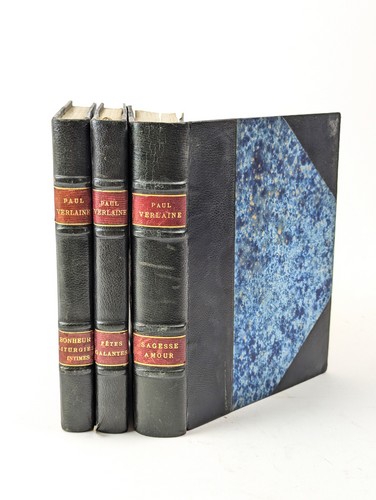 VERLAINE (Paul). Ensemble de 3 volumes parus...