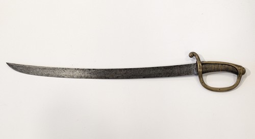 SABRE BRIQUET à lame marquée REMSCHEID au...
