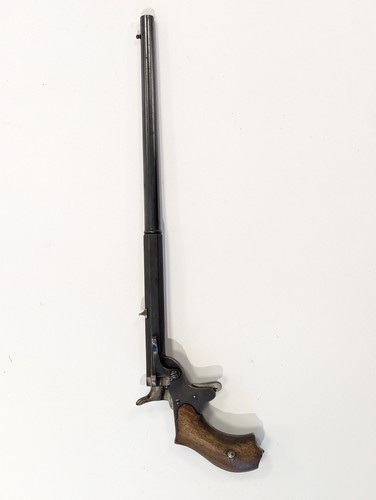 Long pistolet dit de cycliste, cal. 9 mm...