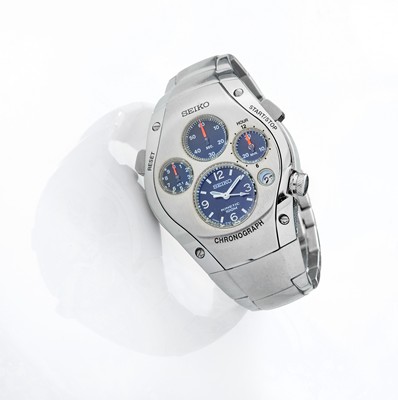 SEIKO Sportura Kinetic Chronograph (9T82),...