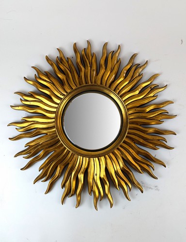 PETIT MIROIR SORCIERE dans un cadre en bois...