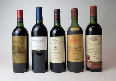 LOT DE CINQ BLLES :