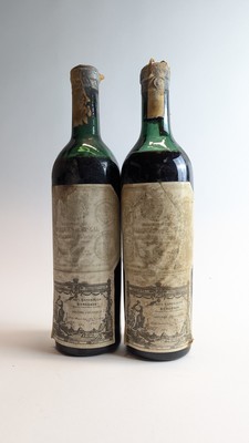 2 Blles MARQUES DE RISCAL, Rioja, 1956.