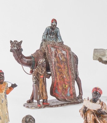 PLOMB DE NUREMBERG polychrome figurant des...
