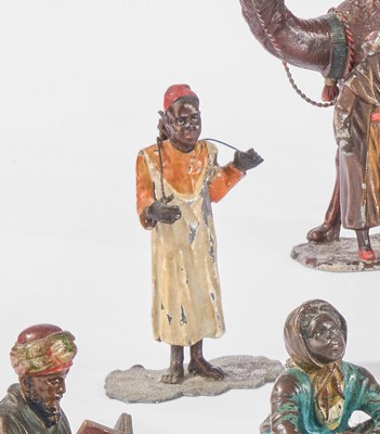 PLOMB DE NUREMBERG polychrome figurant un...