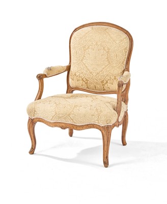 FAUTEUIL à la Reine à dossier violoné en...