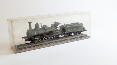 MAQUETTE FIXE DE LOCOMOTIVE type 030 ET SON...
