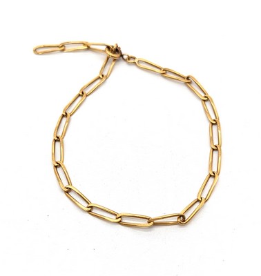 BRACELET souple en or (750) à mailles dr...