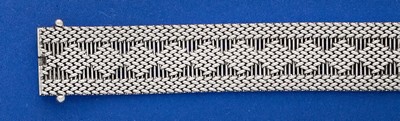 BRACELET manchette souple en or (750) gris...