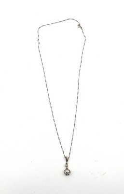 COLLIER avec CHAÎNE et PENDENTIF en or (750)...
