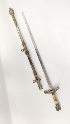 ÉPÉE de confrérie maçonnique US.