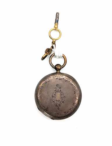 MONTRE DE GOUSSET à boîtier en argent (800),...