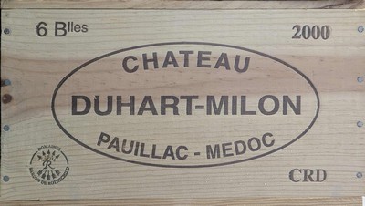 6 Blles CH. DUHART-MILON, Pauillac, 2000