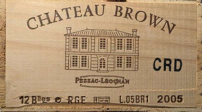 12 Blles CH. BROWN, Pessac-Léognan, 2005