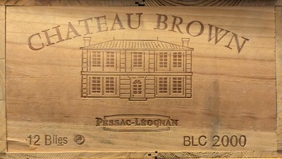 12 Blles CH. BROWN, Pessac-Léognan, 2000...