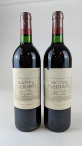 2 Blles SEGOND DE DURFORT, Margaux, 1993...