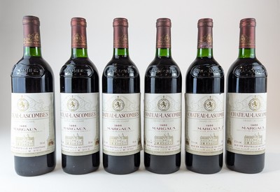 6 Blles CH. LASCOMBES, Margaux, GCC, 198...