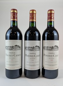 3 Blles CH. PONTET-CANET, Pauillac, GCC,...